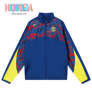 Nike耐克FC Barcelona巴塞罗那休闲运动足球夹克外套 FZ1281 431