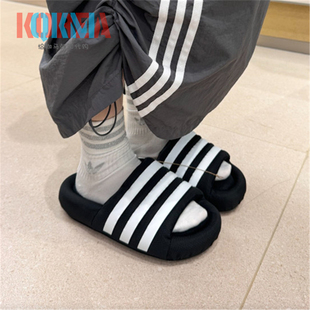 IF9263 复古休闲运动面包拖鞋 Adidas阿迪达斯Adilette 24男女经典