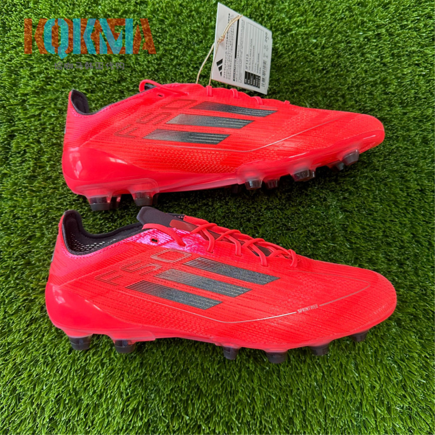 Adidas阿迪达斯F50 Elite HG/AG高端男子人造草运动足球鞋 IF1313