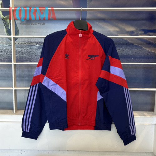 Adidas美式复古休闲运动夹克外套
