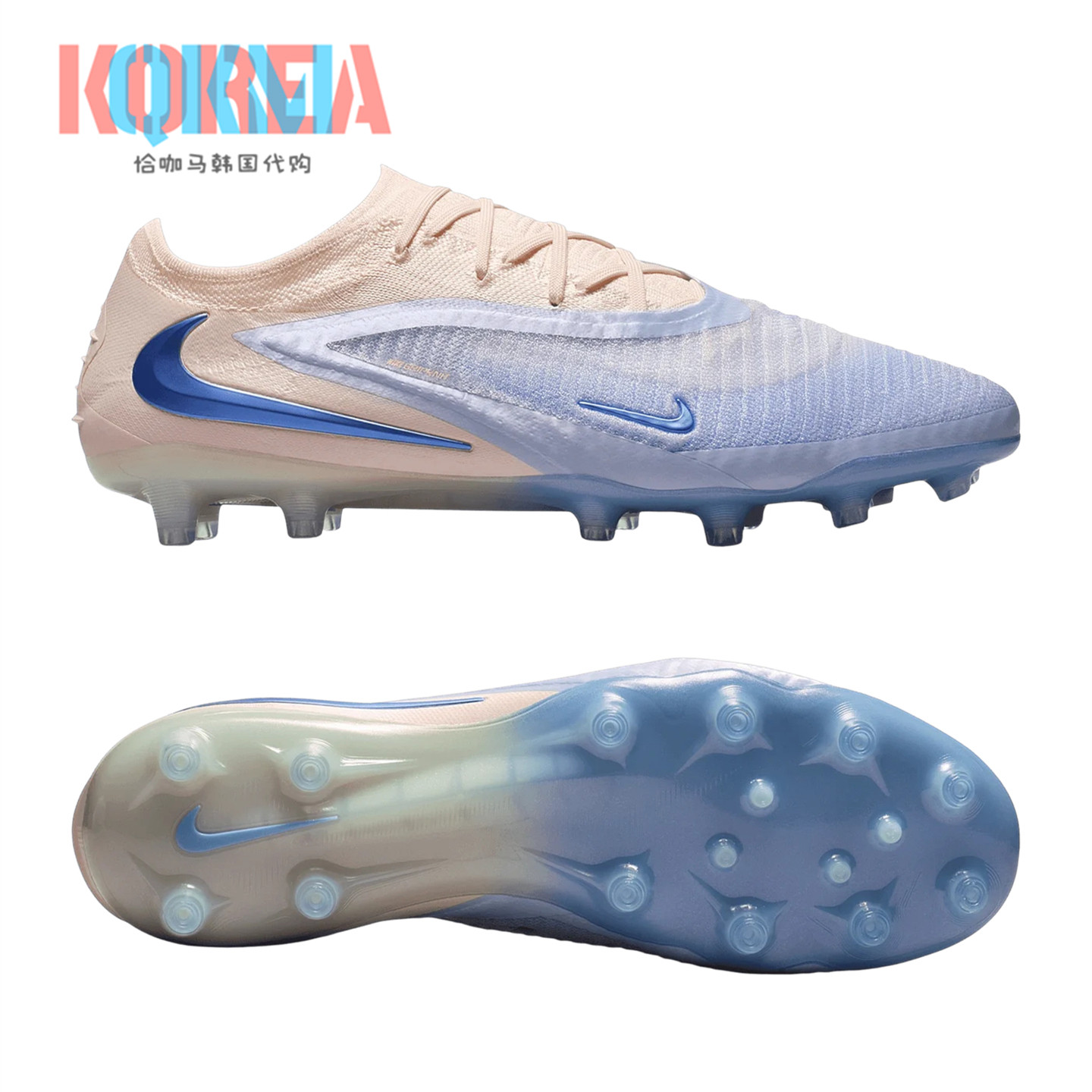 Nike耐克Phantom 6高端AG短钉Pro LV8男子人造草足球鞋IR2327 008