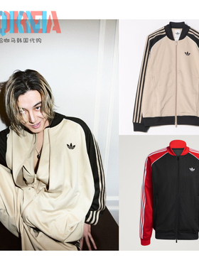 阿迪达斯Adidas三叶草男女复古休闲运动夹克外套藤井风KE0114 15