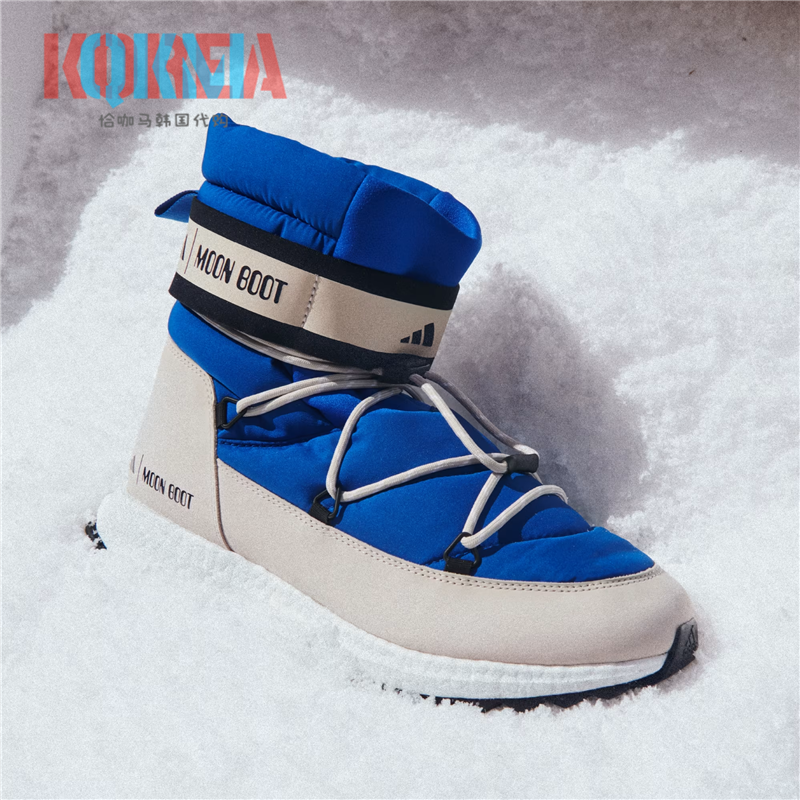 阿迪达斯MoonBoot保暖雪地靴
