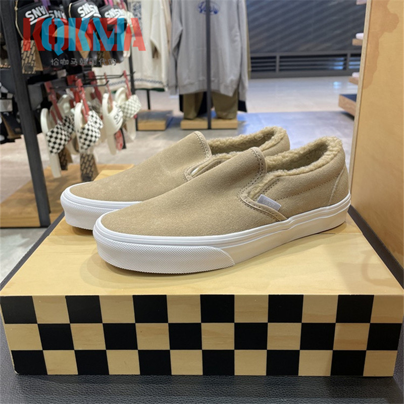 Vans范斯Slip On男女复古休闲运动加绒懒人一脚蹬板鞋VN0A2Z41DFN