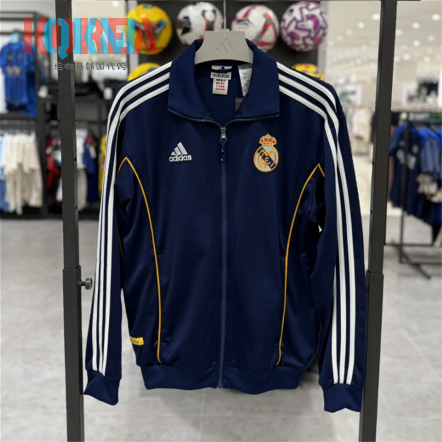Adidas皇马99/00复刻出场服外套