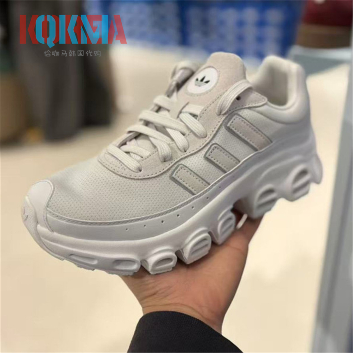 Adidas阿迪达斯Adiform Megaride男女复古休闲运动跑步鞋 IE4048