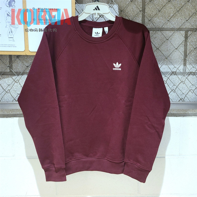 阿迪达斯男女复古休闲运动卫衣