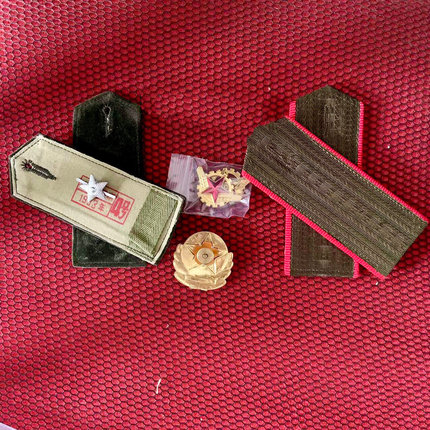 公发老货库存90年代原品91式文治武功肩章青春收藏纪念影视电影