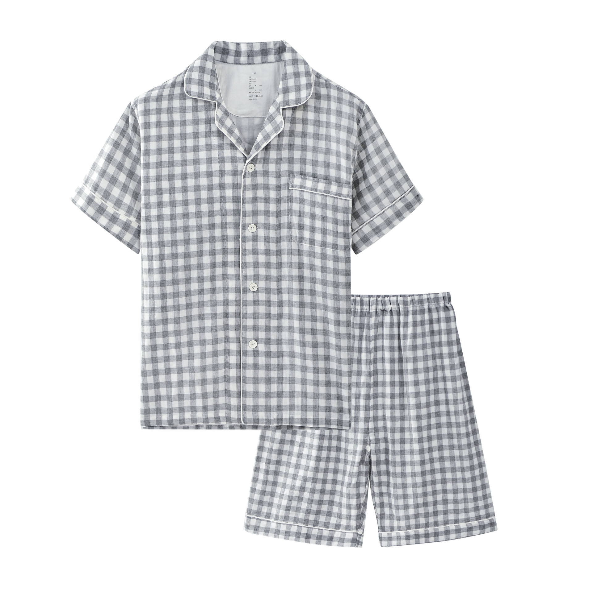 睡衣短裤情侣短袖睡衣夏季