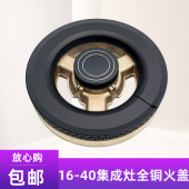 家用燃气灶配件适用于厨壹堂集成灶分火器大火盖炉头分气盘铜炉心