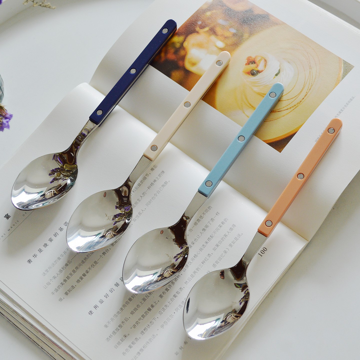 高颜值西餐具小酒馆餐勺ins风勺