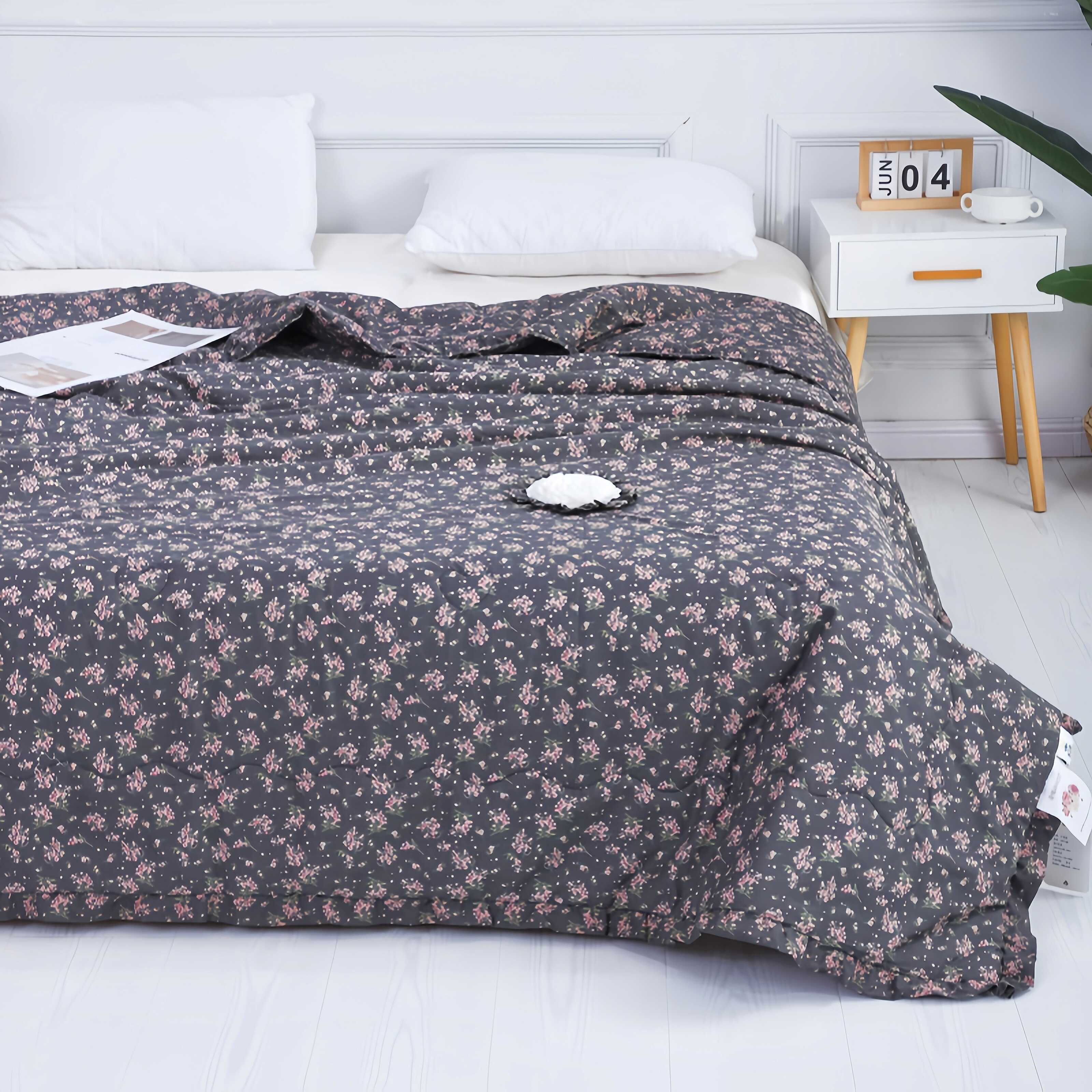 碎花田园风夏凉被外贸纯棉空调被