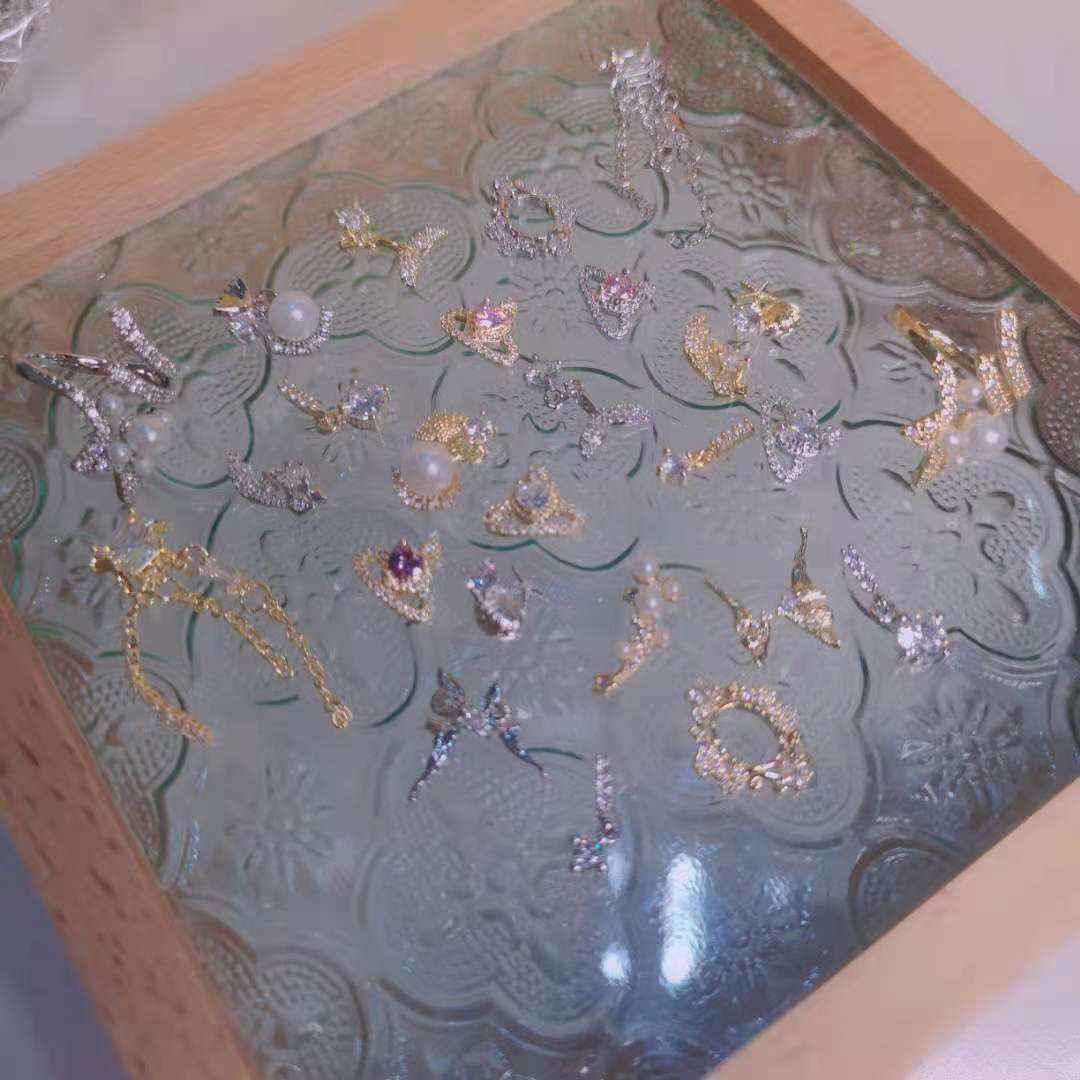 同款蝴蝶组钻宫廷框贝壳星珍珠