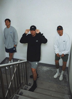 STA2024夏季经典基础系列纯棉水晶烫钻长袖圆领T恤宽松休闲日常