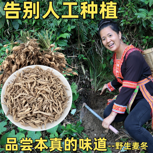 野生麦冬无硫正品干可搭玉竹百合