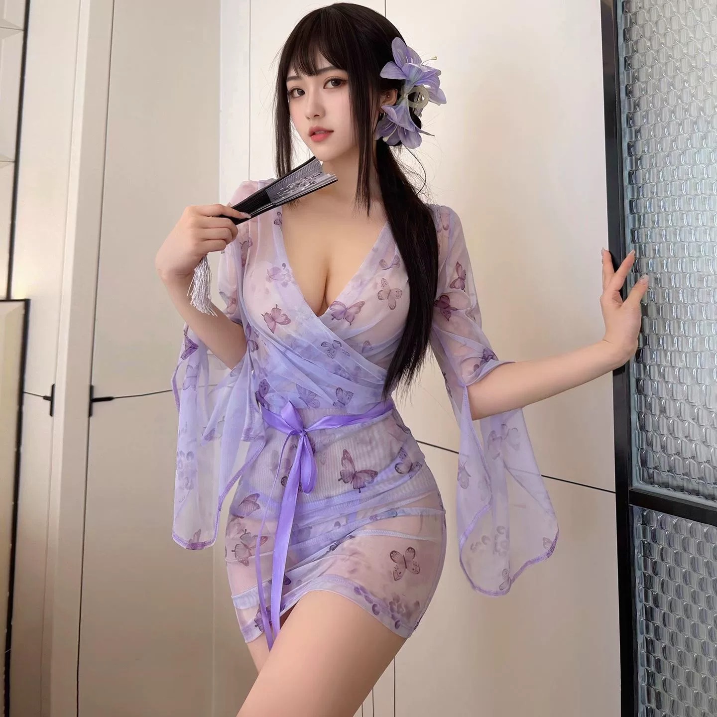 性感日系和服情侣约会战衣