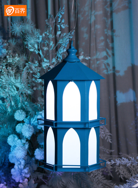 百界婚庆道具灯塔挂饰灯海洋厅系婚礼堂吊顶现场布置装饰商场美陈