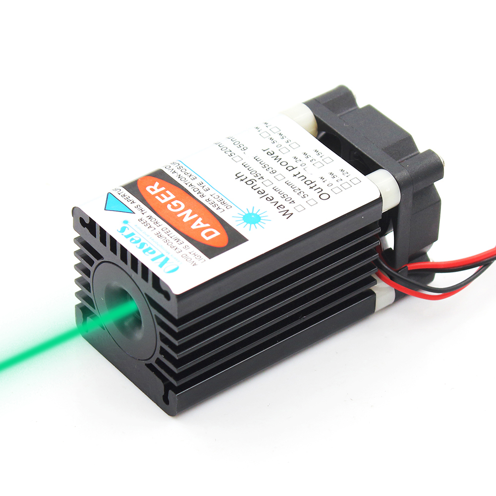 OXLasers 12V 505nm 100mW绿光激光器绿色激光模组DIY绿激光头定焦带TTL调制支持PWM调功率-封面