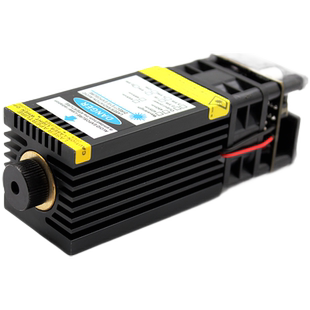 OXLasers 5.5W大功率激光切割头2.5W蓝光激光器3.5W可调焦405NM 500mW紫光激光雕刻激光模组实验室镭射模块