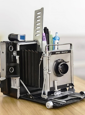 复古铁艺民国风照相机模型装饰品