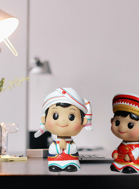 美女玩偶民俗摇头公仔私人定制