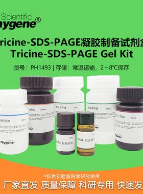 Tricine-SDS-PAGE凝胶制备试剂盒 100T PH1493 PHYGENE