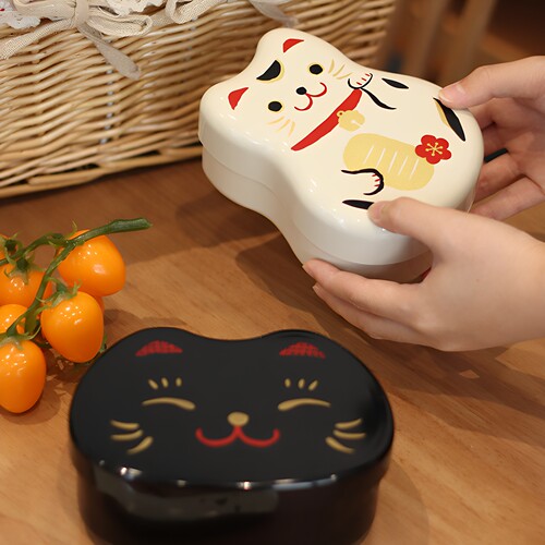 HAKOYA猫咪树脂可爱便当盒便携