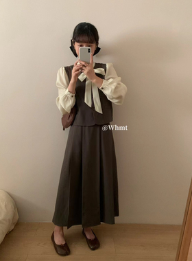 Rs-WHMT百褶裙小香风套装西装洋气减龄名媛风气质夏季套装5220