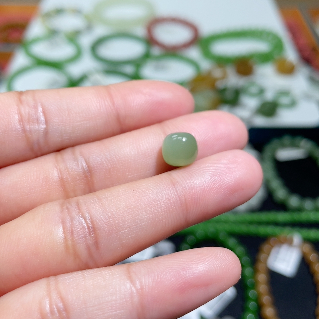 8高冰晴水猫眼老型珠单珠