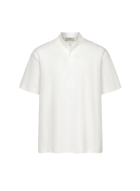 MONBLACK basic henley 亨利领廓形基础短袖T恤