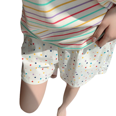 短裤纯棉女梭织百搭显瘦