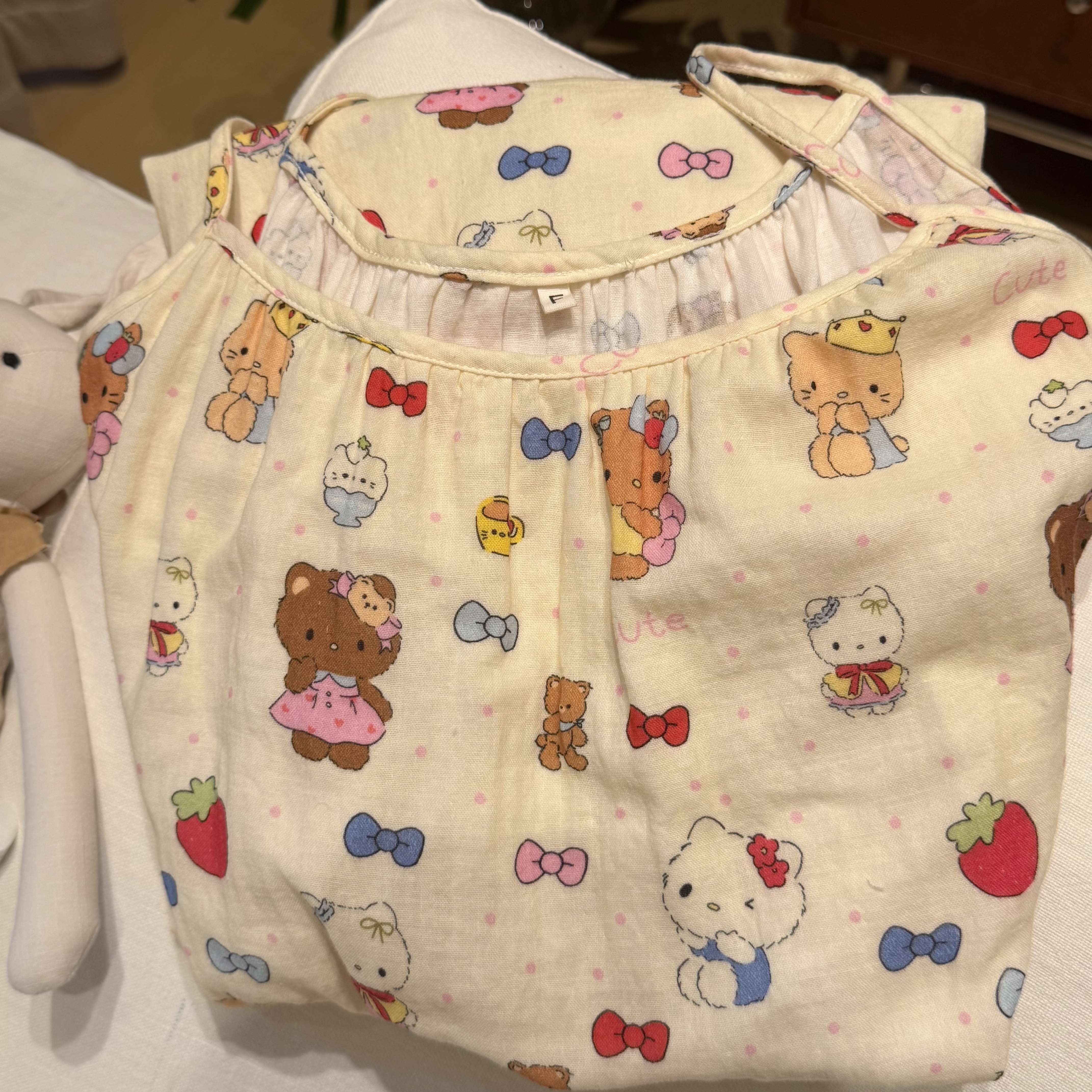 可爱纯棉纱吊带睡裙少女2026新款夏日可外穿家居服