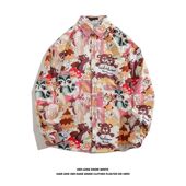 衬衣百搭宽松衬衫 春秋潮牌ins长袖 设计感美式 沙滩防晒外套