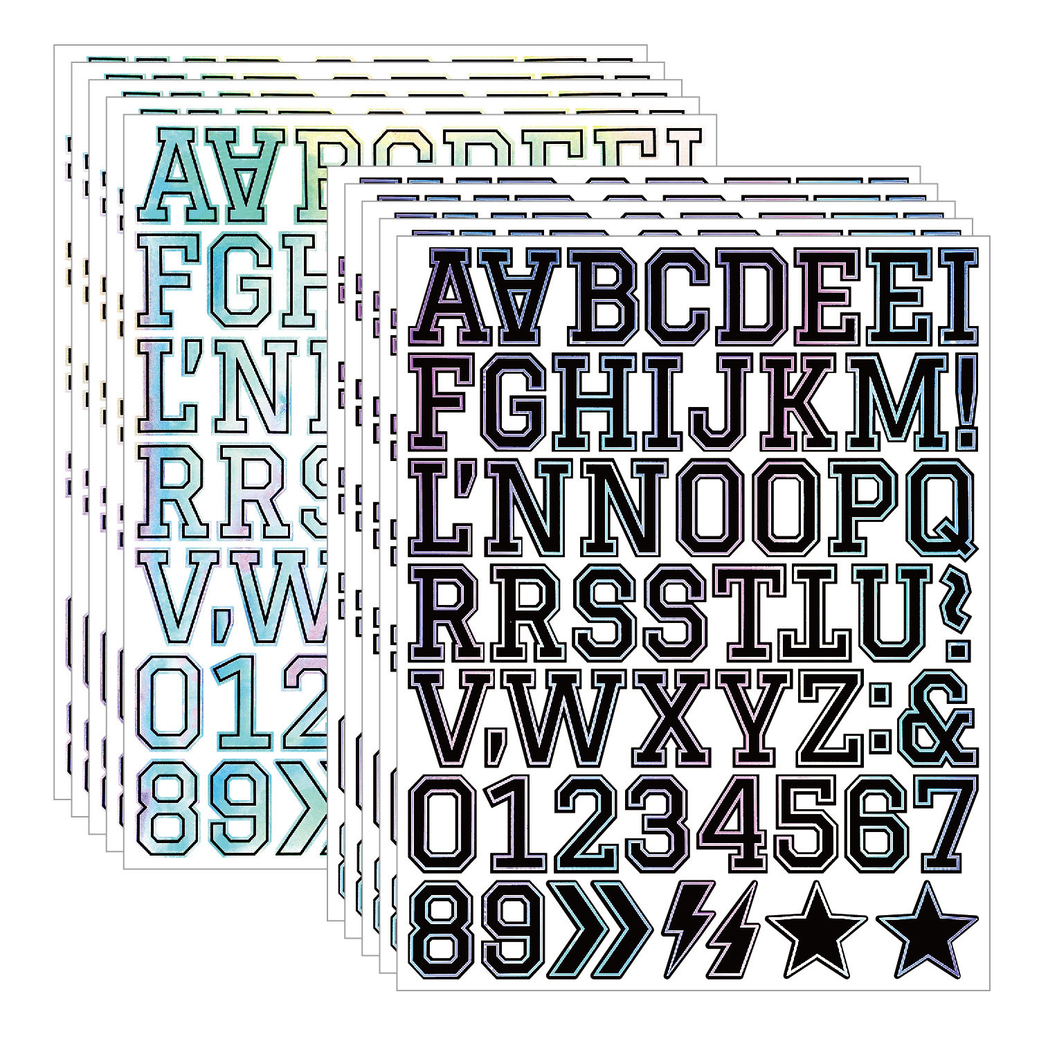 1.5英寸镭射字母贴纸数字装饰DIY反光易识别安全帽头盔水杯自行车,文具电教/文化用品/商务用品,贴纸/立体贴纸,淘宝优惠券,粉丝福利购,淘宝优惠卷