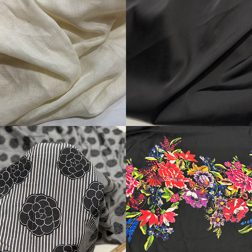 桑蚕丝各类真丝混纺服装床品零料