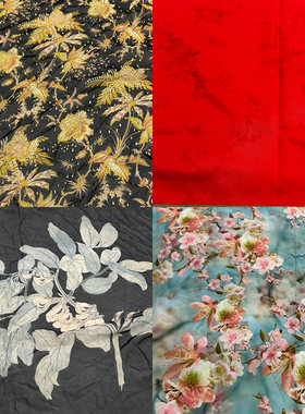 蚕之语桑蚕丝服装零布料花色面料