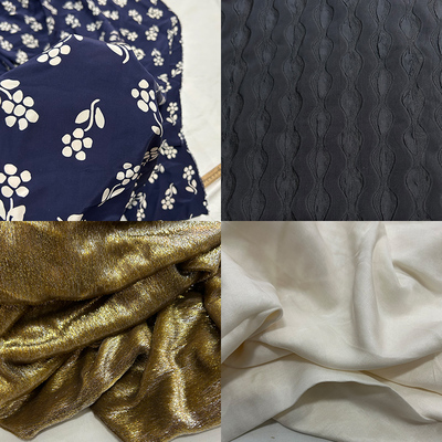 桑蚕丝各类真丝混纺服装床品零料