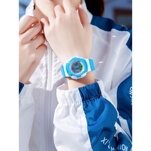 2020新款儿童手表男童女童夜光防水防摔小学生男孩女孩硅胶电子表
