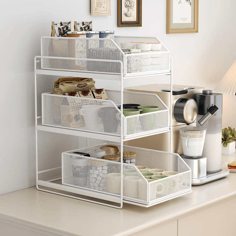 桌面茶包咖啡胶囊收纳盒整理架