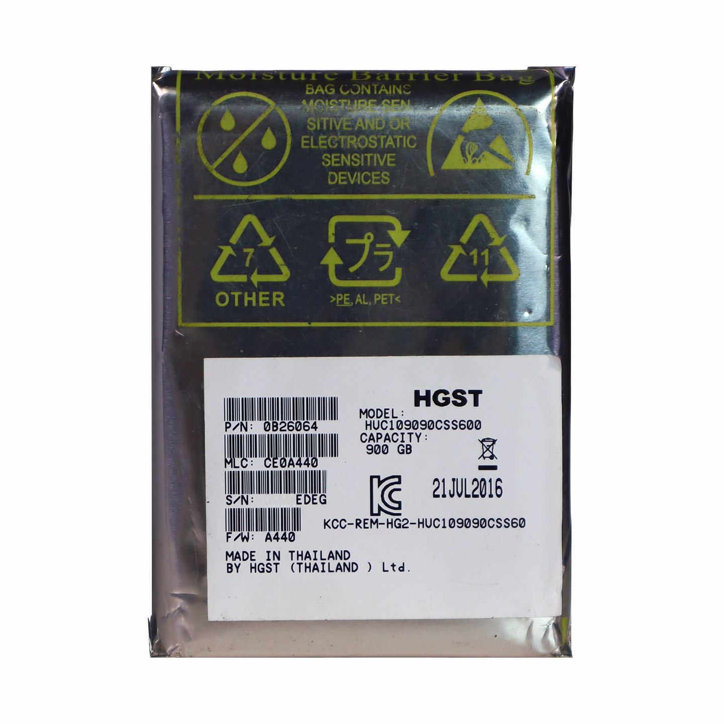 日立/HGST 900G 1.2T SAS 2.5寸 10K 服务器机械硬盘