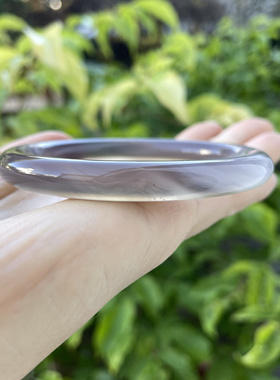 『青禾淑坊』天然玛瑙手镯 复古国风古典玉石镯57MM