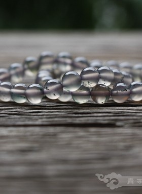 『青禾淑坊 』天然绿朱砂玛瑙手链 {柳絮池塘淡淡风} 古典手链