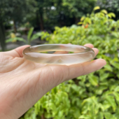 国风古典玉石圆镯 天然玛瑙手镯 62mm 青禾淑坊