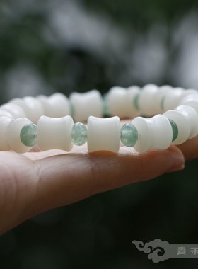天然菩提子手串东陵玉