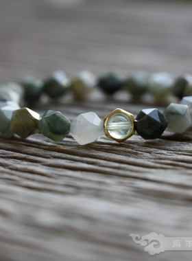 青禾淑坊天然玉石手链中国风