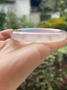 『青禾淑坊』天然玛瑙手镯  {方寸是星河} 国风古典玉石圆镯 54MM