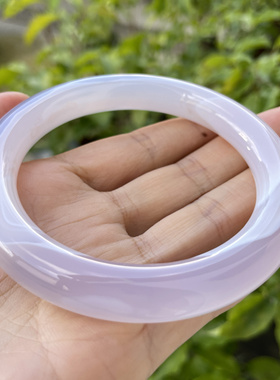 『青禾淑坊』天然玛瑙手镯 国风古典玉石镯 60mm