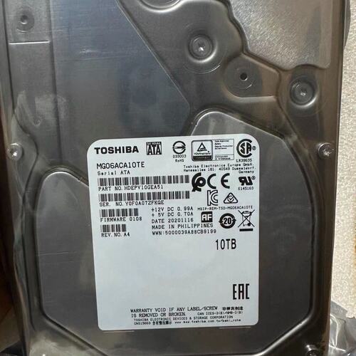 请议价-Toshiba/东芝 MG06ACA10TE 10TB