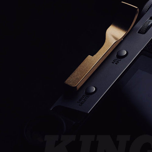 【King】原创富士 X-100V X100v指柄 100V专用热靴保护