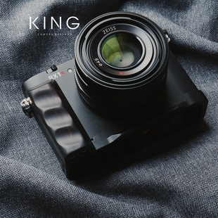 【全绒布底】适用于索尼RX1RIII相机原木手柄铝合金底阿卡快装